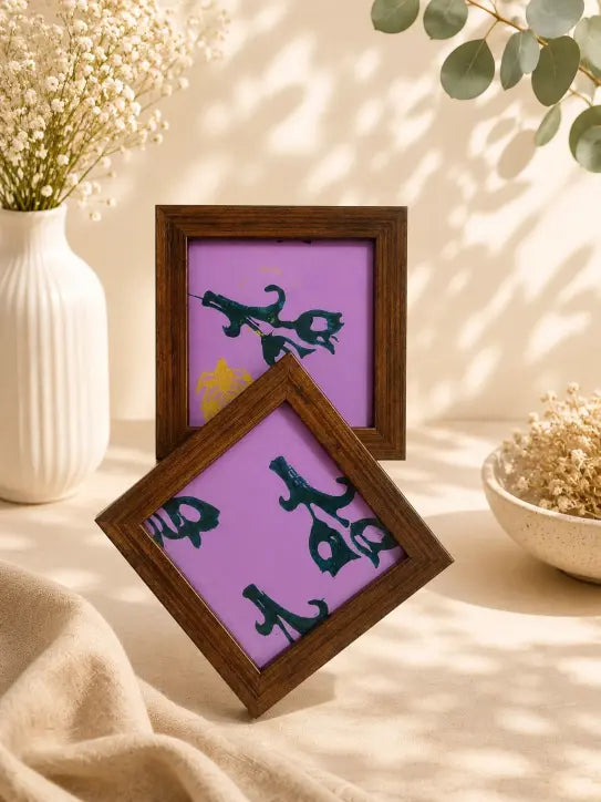 Art Work Coaster Pair