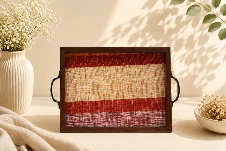 Handwoven Wooden Tray