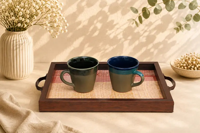 Handwoven Wooden Tray