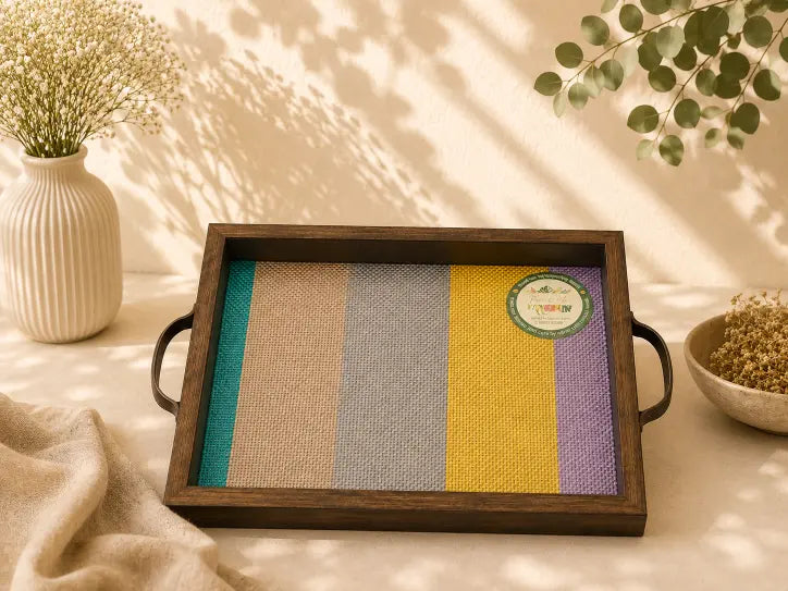 Handwoven Wooden Tray