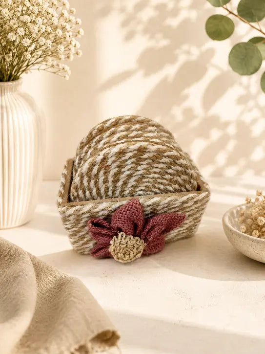Jute Coaster set