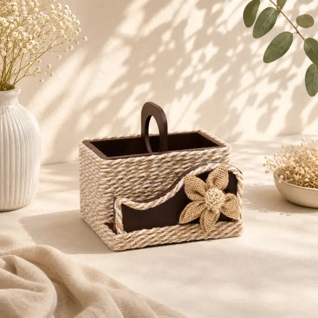 Jute Cutlery Holder