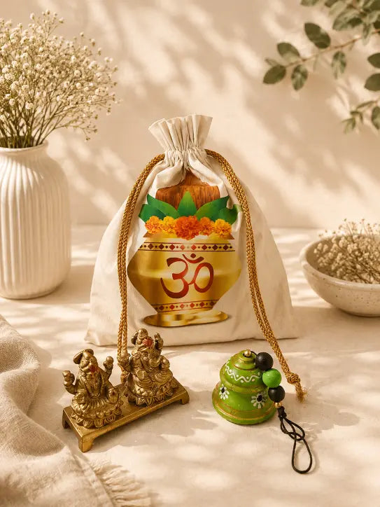 Kalasam in Cloth Potli