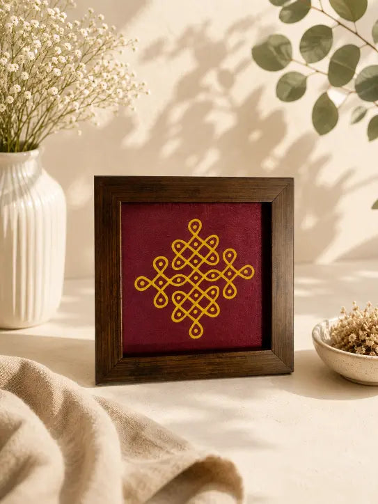 Kolam Coaster Pair