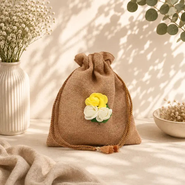 Potli With Flower Deco