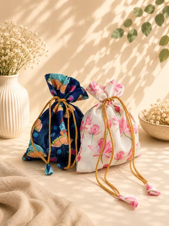 Printed Fabric Potli