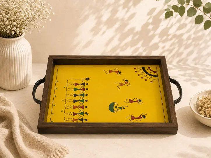 Warli Wooden Tray